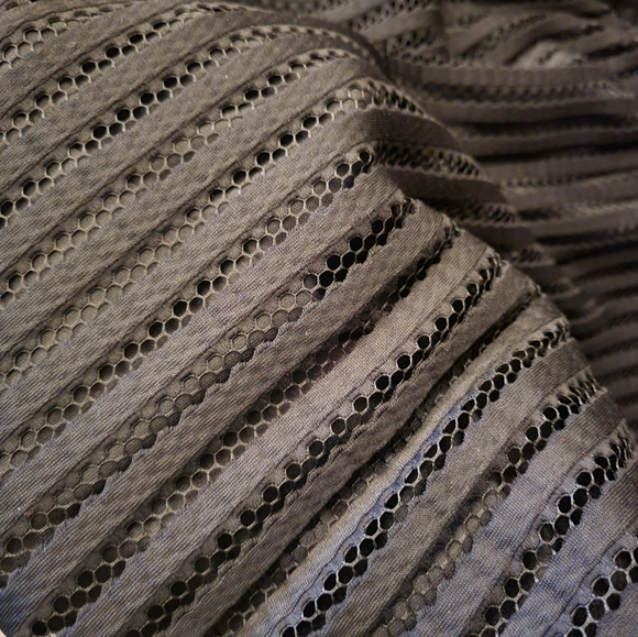 Black Stripe Vintage Style Circle Skirt - Picture 5 of 6